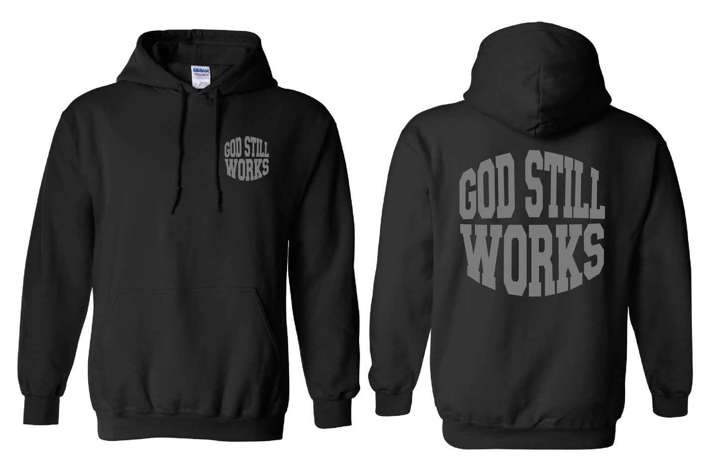 GodStillWorks Hoodie Black