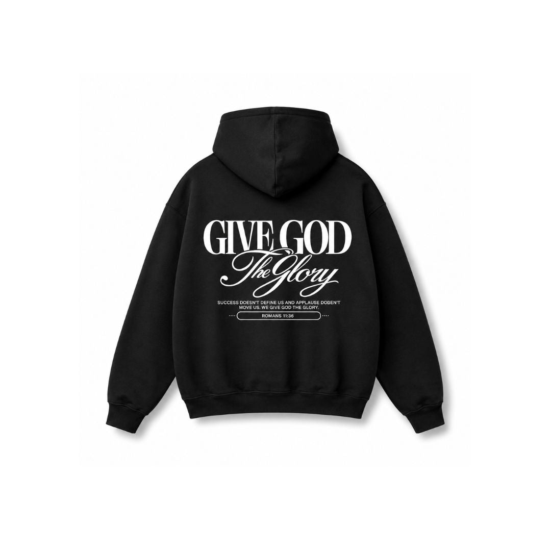 Give God Glory Black Hoodie
