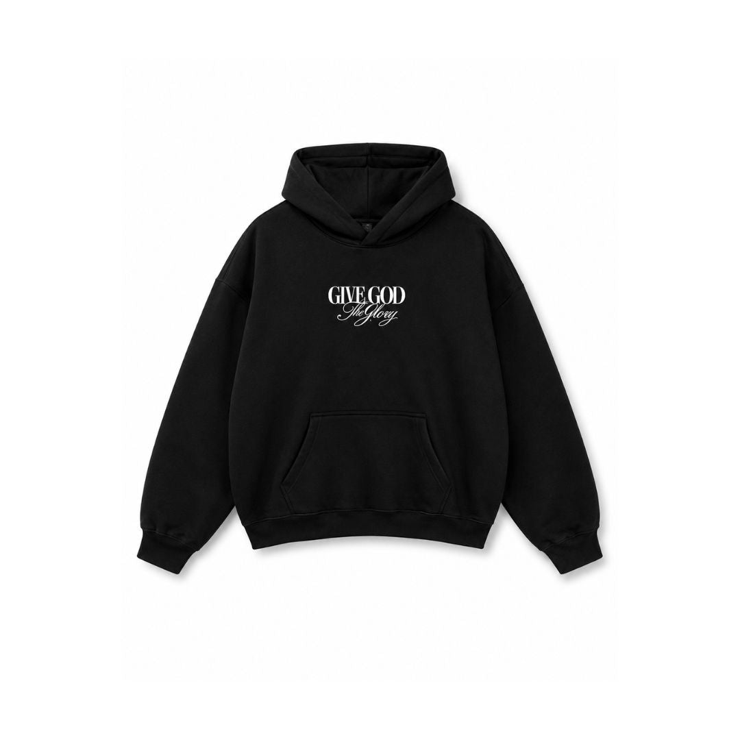 Give God Glory Black Hoodie
