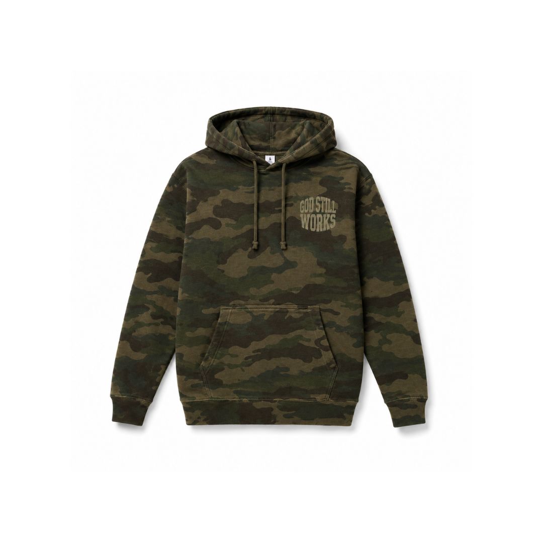 GodStillWorks Camouflage Hoodies